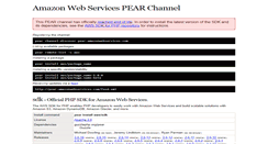 Desktop Screenshot of pear.amazonwebservices.com